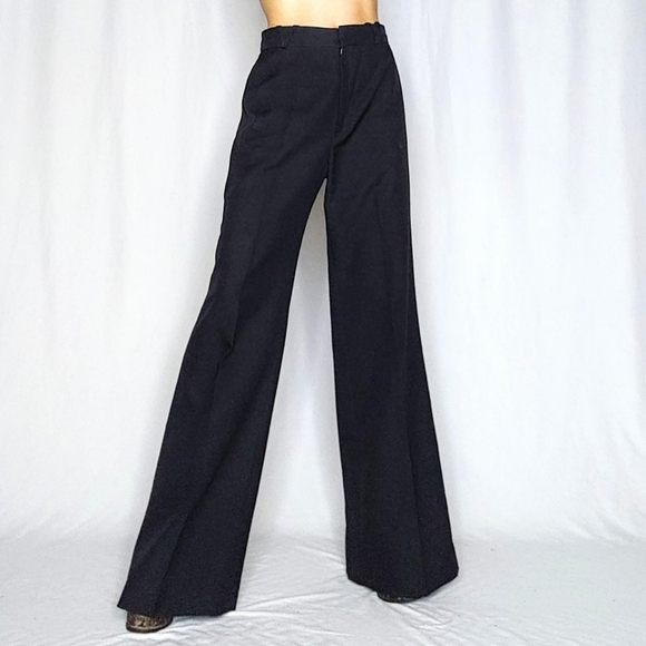 SOLD 70s bell bottom vintage trousers - Picture 4 of 7